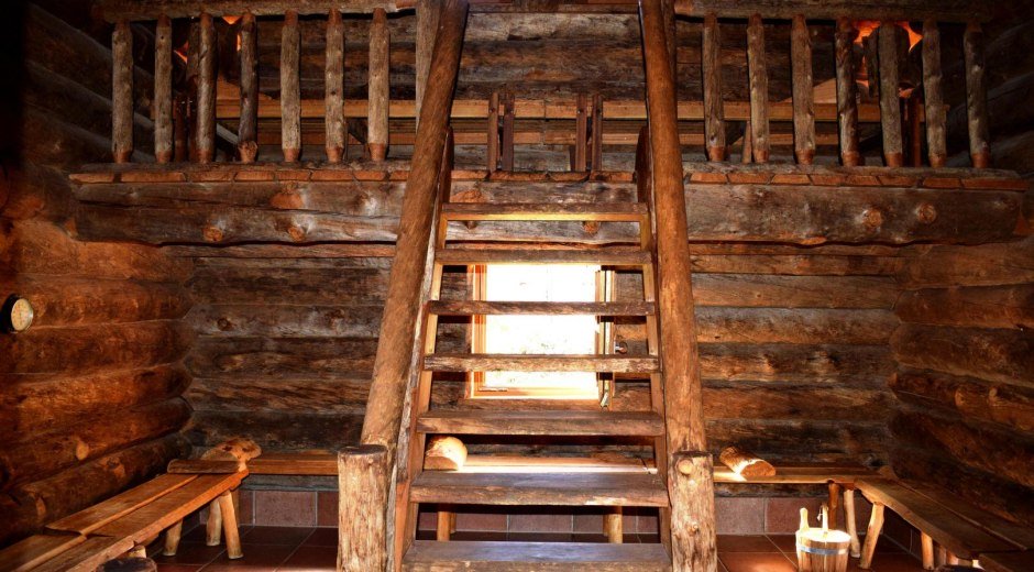 Origina finnische Sauna im Vitaldörfle © Hotel Sonnenbichl
