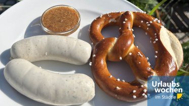 Weißwurst am Bräuhausplatz ©Alpsee Immenstadt Tourismus © Alpsee Immenstadt Tourismus