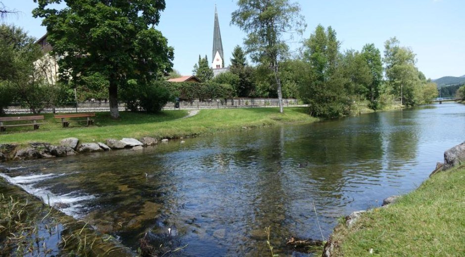 Idyllischer Platz in Fischen - der Kurpark © Tourismus Hörnerdörfer, MA