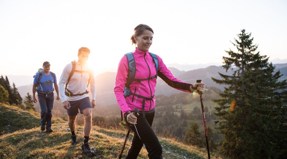 Gute 150 Meter Walken wir hoch © Tourismus Hörnerdörfer GmbH