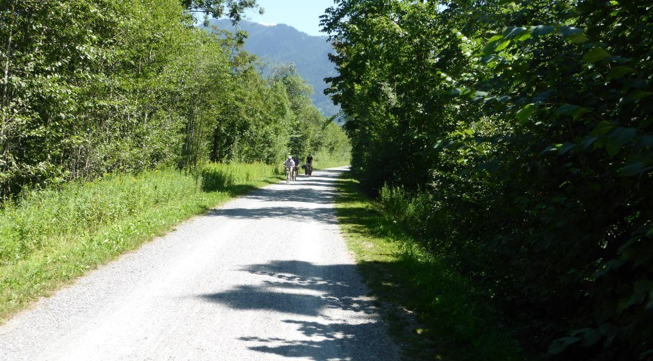 Radfahrer auf dem Illerradweg © Reinhard Walk