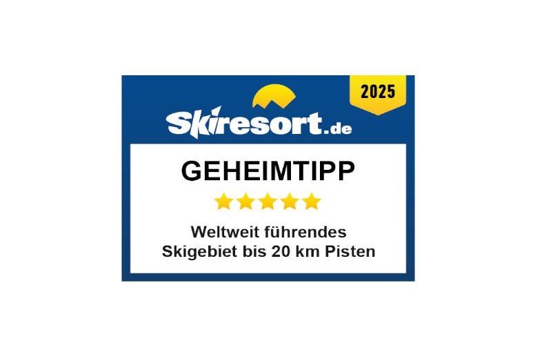 Auszeichnung 2025 von Skiresort.de © Skiresort.de