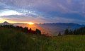 Sonnenaufgang am Ofterschwanger Horn © Tourismus Hörnerdörfer, M. Redecker