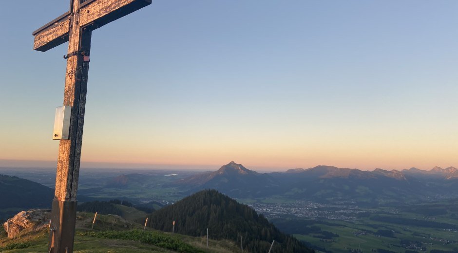 Rangiswanger Horn im Abendlicht © Tourismus Hörnerdörfer GmbH