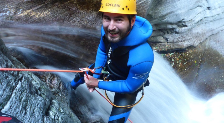 Abseilen beim Canyoning mit MAP-Erlebnis © MAP-Erlebnis