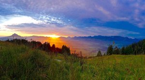 Sonnenaufgang am Ofterschwanher Horn Sonnenaufgang am Ofterschwanher Horn