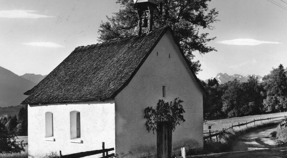 Die Kapelle in Kierwang um 1950 © Ch. Feldmann