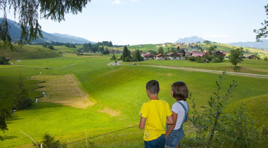 Blick auf Obermaiselstein und den Riedbach kurz nach dem Hirschsprung © Tourismus Hörnerdörfer_G. Eichholzer