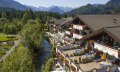 Die Burgmühle liegt direkt am Kurpark Fischen © Parkhotel Burgmühle