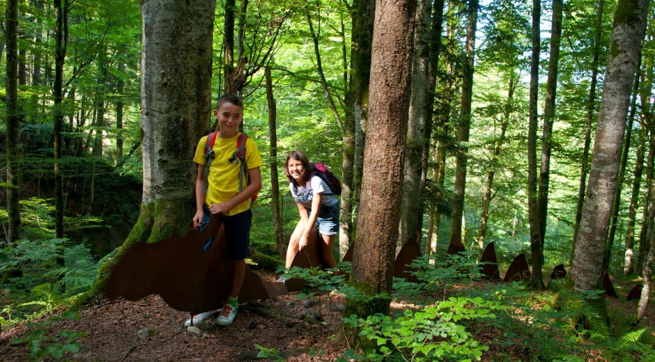 Sagenweg - der Drache im Wald © Tourismus Hörnerdörfer, G. Eichholzer
