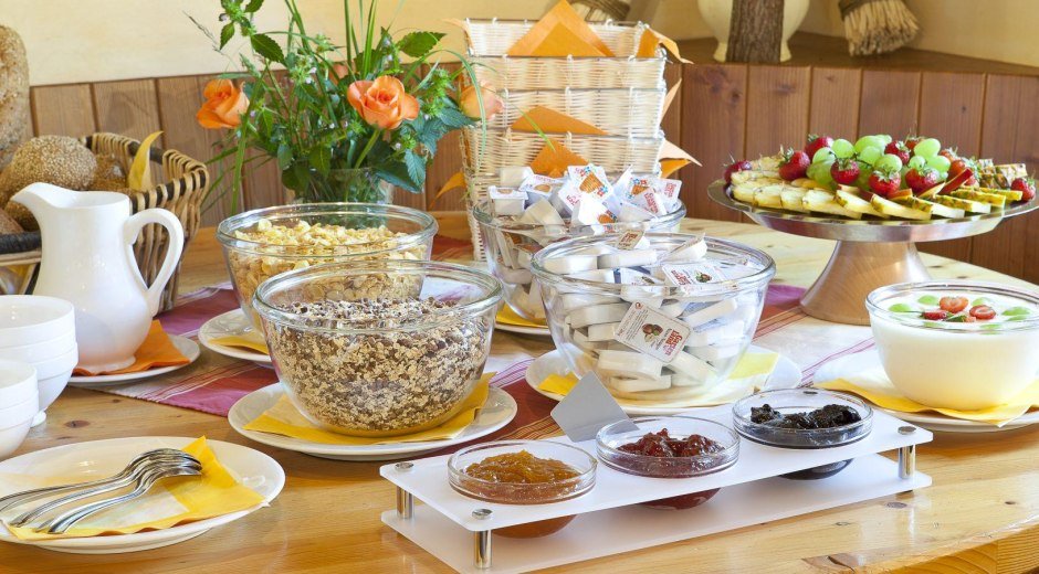 Das Frühstücksbuffet im Schwabenhof in Balderschwa © Schwabenhof