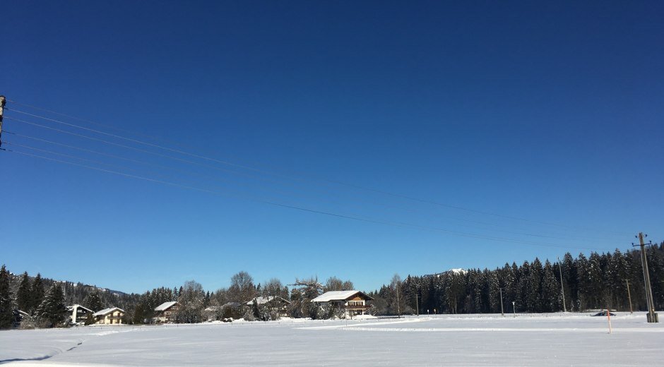 Winterliches Langenwang im Allgäu © Tourismus Hörnerdörfer GmbH