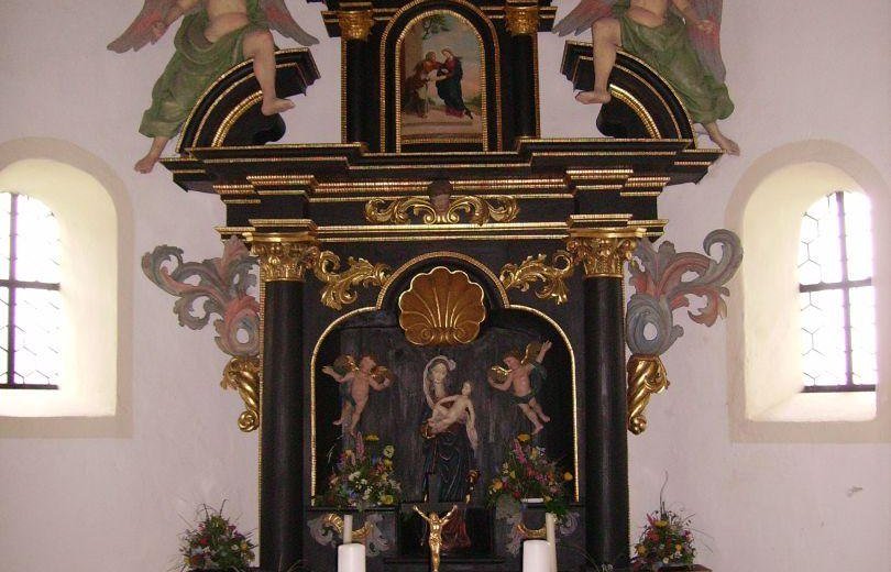 Der Barockaltar in der Kierwanger Kapelle © Tourismus Hörnerdörfer