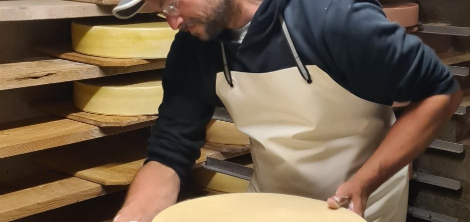 Käse schmieren