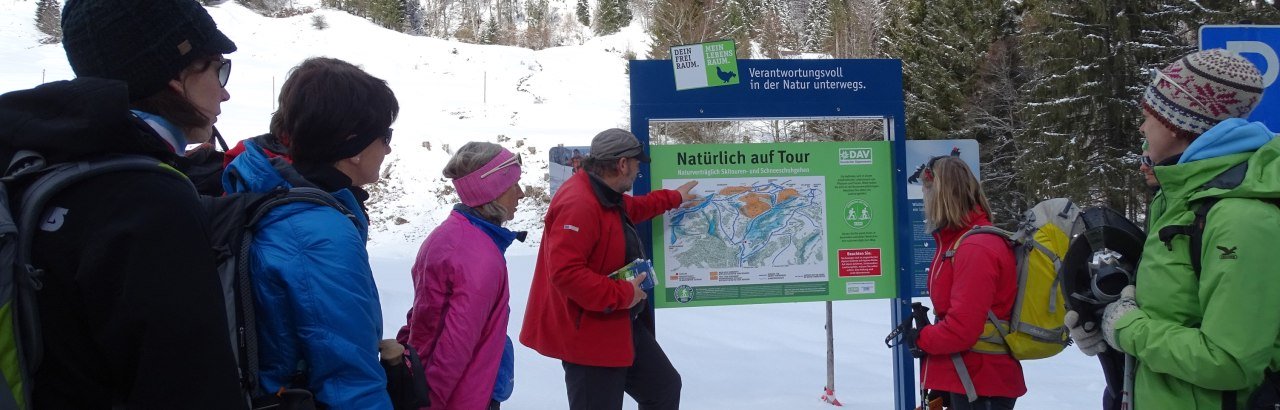 Freiraum-Lebensraum Infotafel © Naturpark Nagelfluhkette