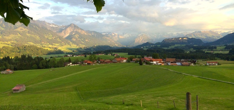Sonnenuntergang auf der Wittelsbacher Höhe © Tourismus Hörnerdörfer