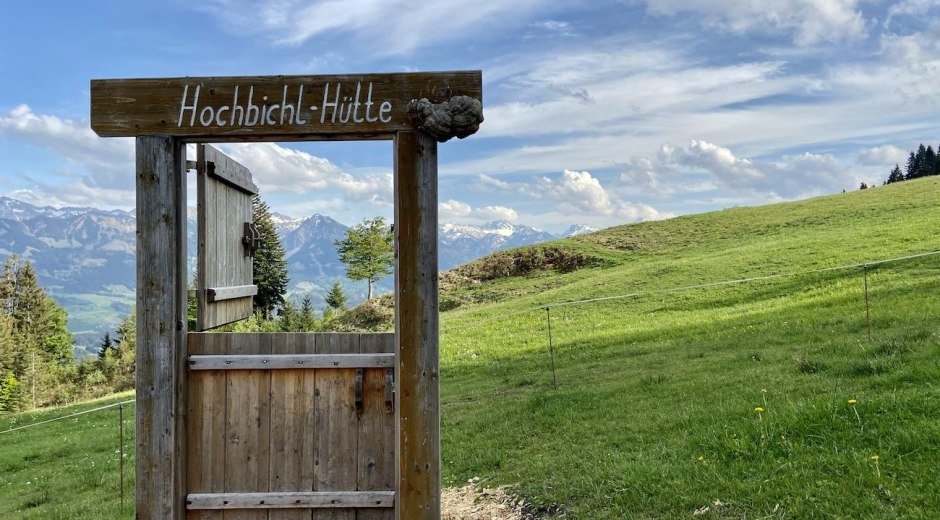 Hochbichl Hütte in Ofterschwang. © Tourismus Hörnerdörfer GmbH