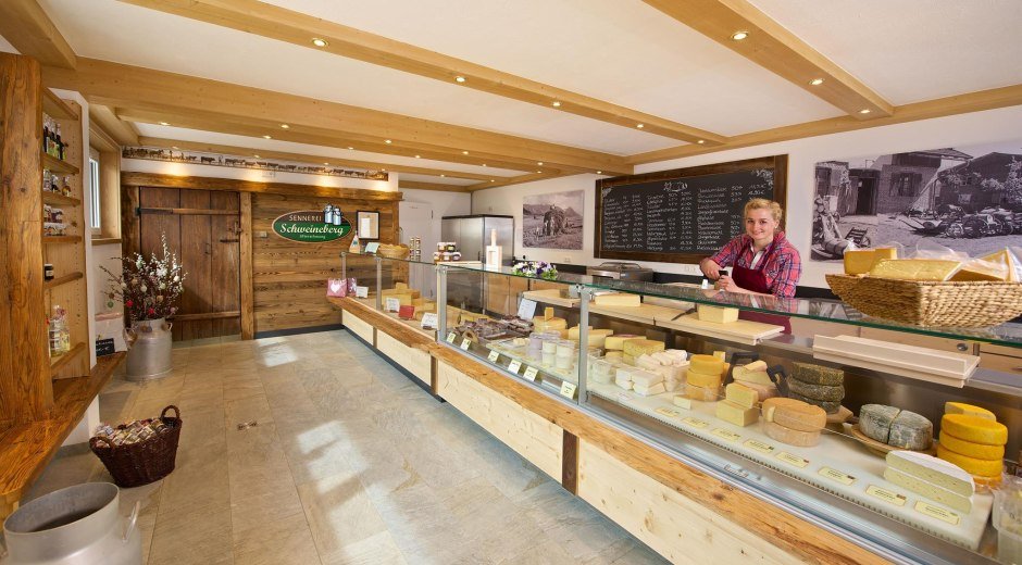 Bergkäse-Sennerei Schweineberg - Der Laden © Albert Herz GmbH