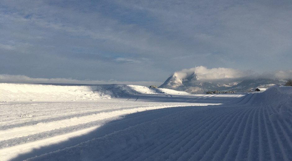 Untermühlegg Loipe - Langlaufen in Bolsterlang © Tourismus Hörnerdörfer, S. Salzberger