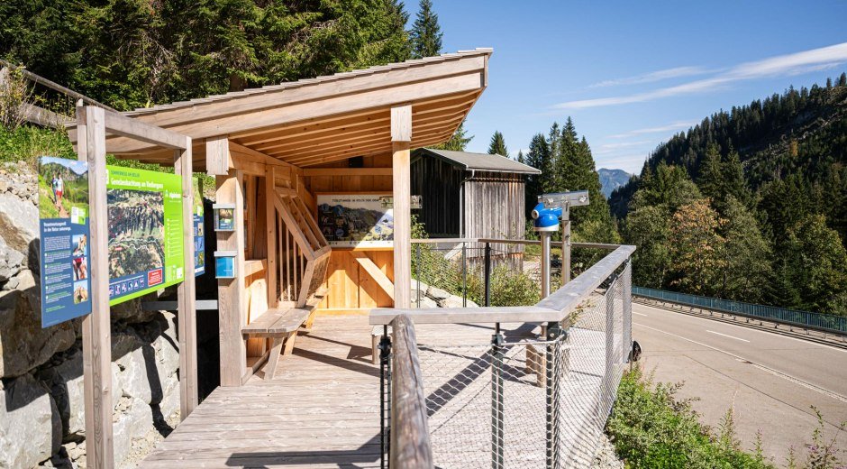 Gamsbeobachtungsstation am Riedbergpass © Tourismus Hörnerdörfer GmbH