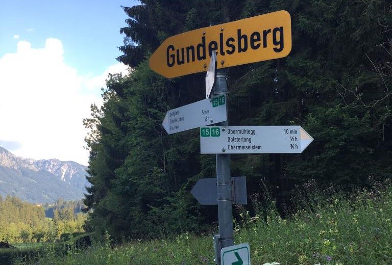 Wegweiser Richtung Fischen