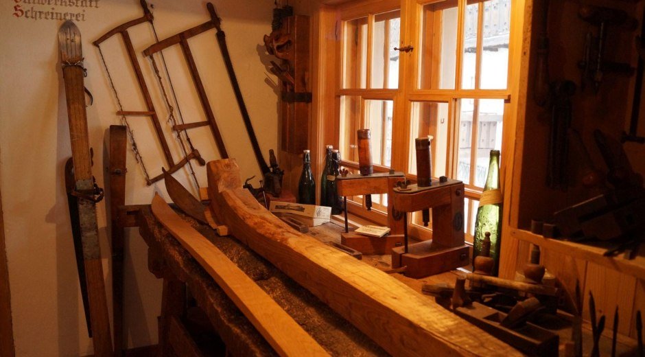 Skiwerkstatt im FIS-Skimuseum © Tourismus Hörnerdörfer, S. Weingärtner