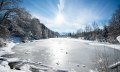 Auwaldsee im Winter © Tourismus Hörnerdörfer, F. Kjer