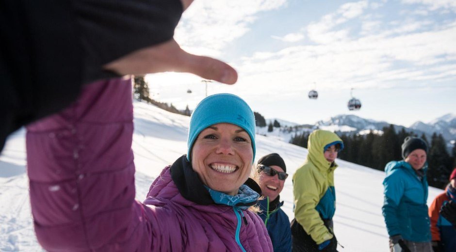 Rodeln im Skigebiet Ofterschwang © Tourismus Hörnerdörfer, F. Kjer