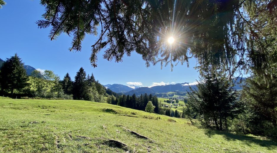 Herrliche Landschaft oberhalb Hinang © Tourismus Hörnerdörfer, M. Redecker