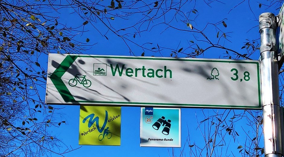 Fernradweg Wertach - Wegweiser