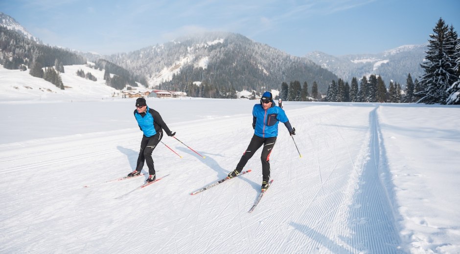 Skating auf der Grenzlandloipe © Tourismus Hörnerdörfer, F. Kjer