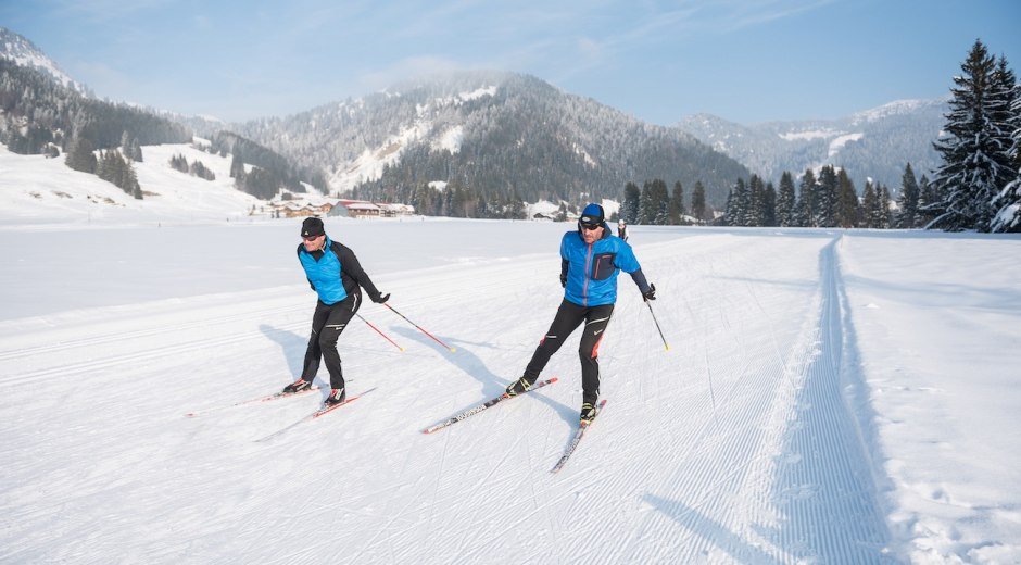 Skating auf der Grenzlandloipe © Tourismus Hörnerdörfer, F. Kjer