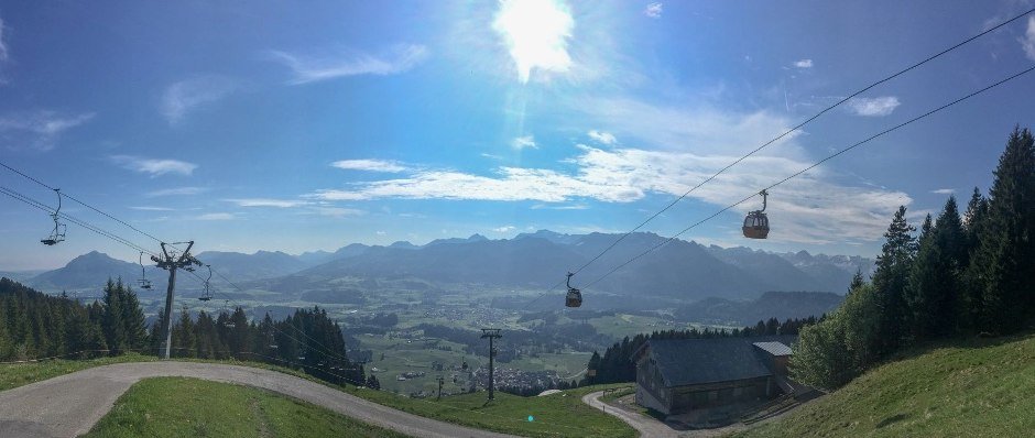 Hörnerbahn Bolsterlang mit Sennalpe Ornach © Tourismus Hörnerdörfer, S. Salzberger