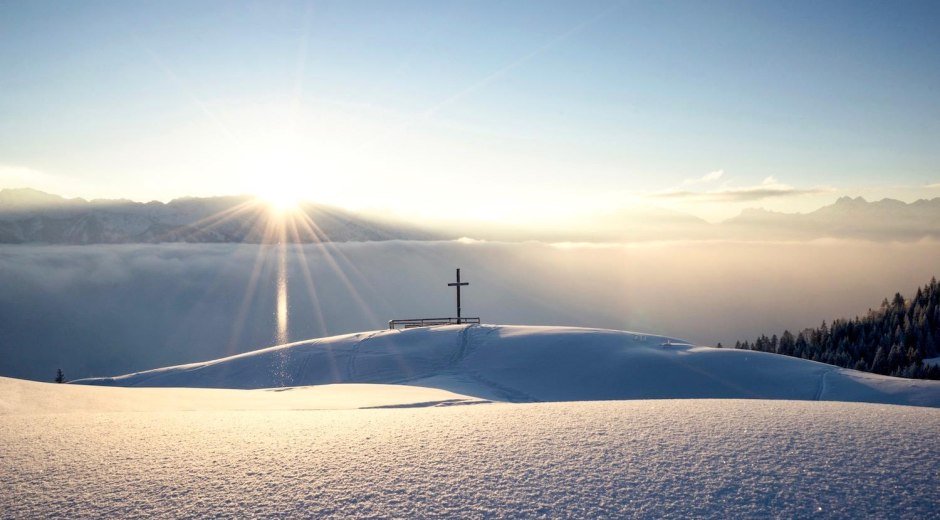 Winter Sonnenaufgang am Ofterschwanger Horn © Tourismus Hörnerdörfer, E. Karaman