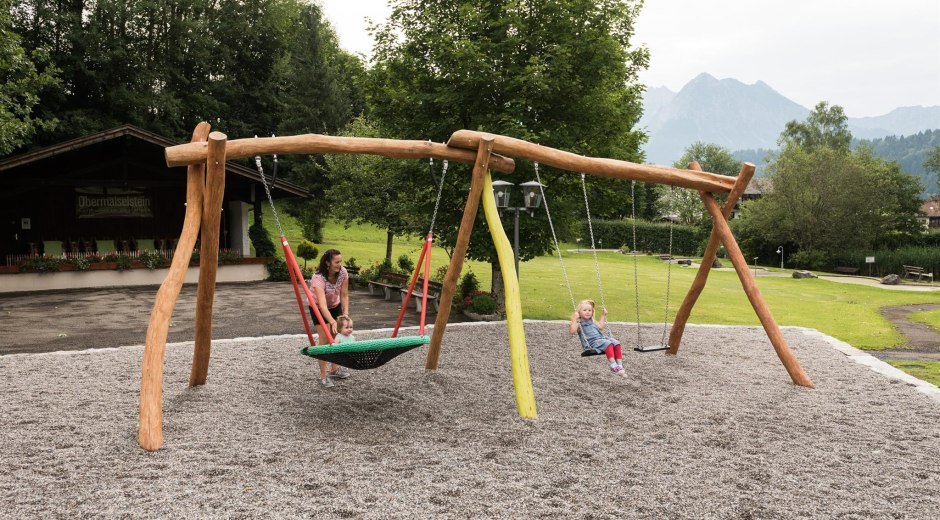 Spielplatz Obermaiselstein am Haus des Gastes © Tourismus Hörnerdörfer, F. Kjer