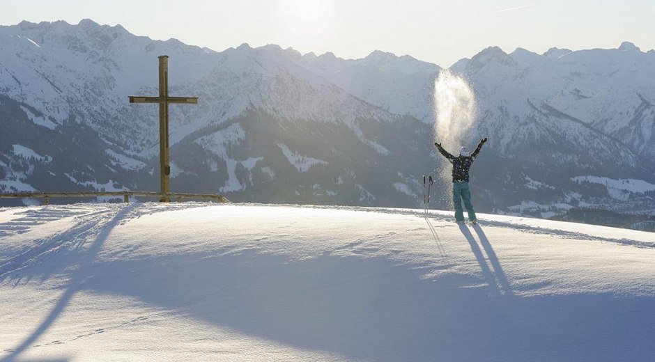 Skigebiet Ofterschwang-Gunzesried - Schneespaß © Tourismus Hörnerdörfer, G. Standl