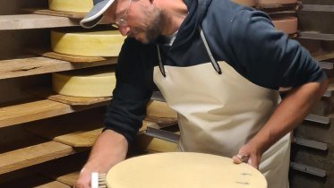 Käse schmieren