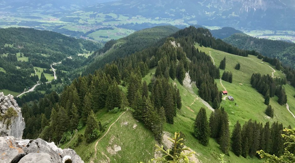 Blick vom Besler bei Obermaiselstein