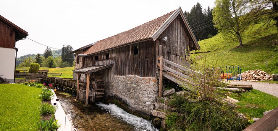 Obermühle-Säge in Fischen im Allgäu © Tourismus Hörnerdörfer