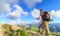 Wanderer auf Bergpfaden in den Allgäuer Alpen © Alexander Rochau