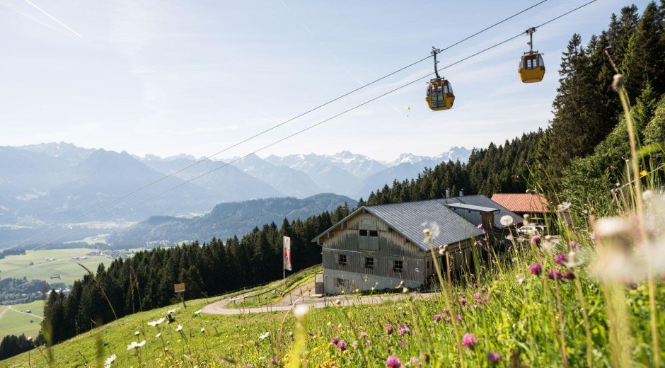 Die Sennalpe Ornach an der Mittelstation © Tourismus Hörnerdörfer, F. Kjer