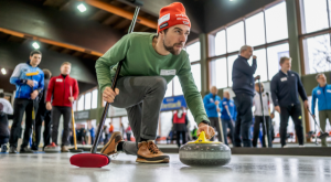 Johannes_Rydzek_Charity_Curling © Dominik Berchtold/Tourismus Oberstdorf
