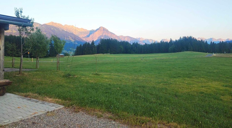 Ausblick vom Stellplatz © Beim Thanner