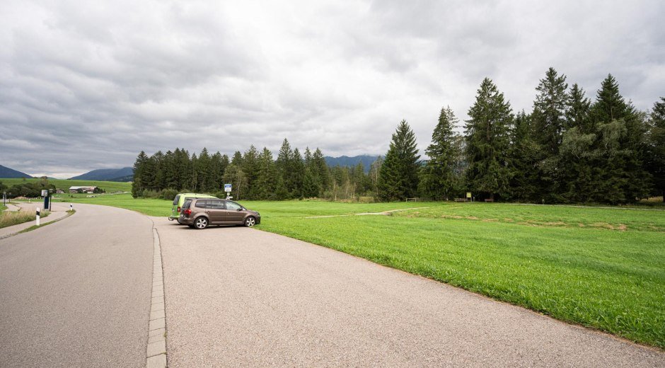 Parkplatz Muderbolz bei Ofterschwang © Tourismus Hörnerdörfer GmbH