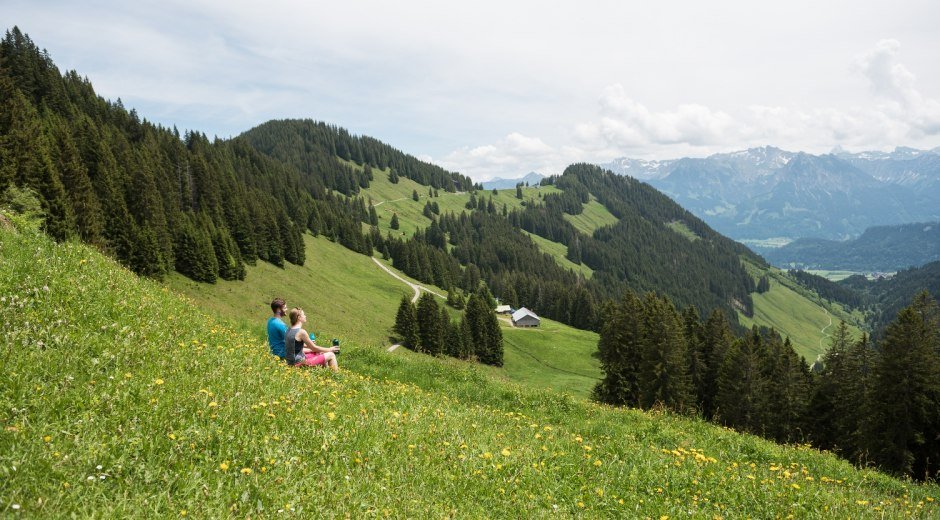Blick vom Berghaus Schwaben © Tourismus Hörnerdörfer, F. Kjer