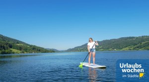 SUP mit Logo © Tourist Information Immenstadt © Tourist Information Immenstadt