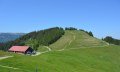 Alpe Fahnengehren mit Blick auf das Ofterschwanger Horn in den Allgäuer Hörnerdörfern © Tourismus Hörnerdörfer, MA