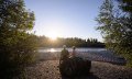 Achtsamkeit beim Spaziergang an der Iller bei Fischen in den Allgäuer Hörnerdörfern © Tourismus Hörnerdörfer, F. Kjer