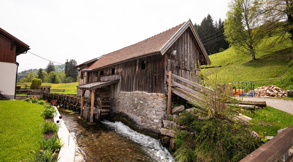 Historische Obermühle Säge - FIschen Allgäu © Tourismus Hörnerdörfer GmbH