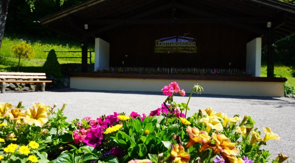 Pavillon im Kurpark in Obermaiselstein © Tourismus Hörnerdörfer GmbH